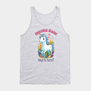 Unicorn magic for kids Tank Top